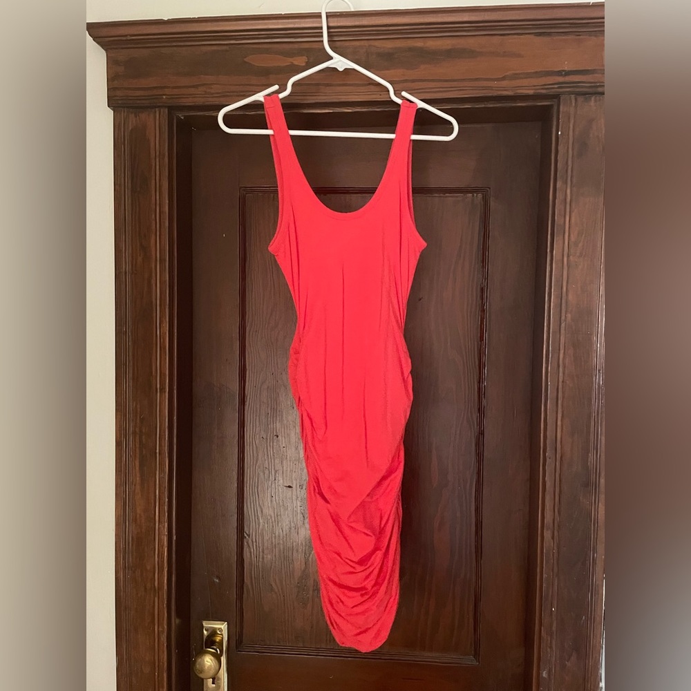 Coral dress